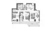 2 chambres Appartement plan d'étage «2BR», Jumeirah Residences