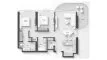 2 chambres Appartement plan d'étage «TYPE B», Portside Square