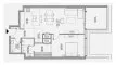 1 chambre Appartement plan d'étage «1BR», Cheval Residences