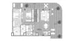 2 chambres Appartement plan d'étage «TYPE 2BR», YAS BEACH RESIDENCE