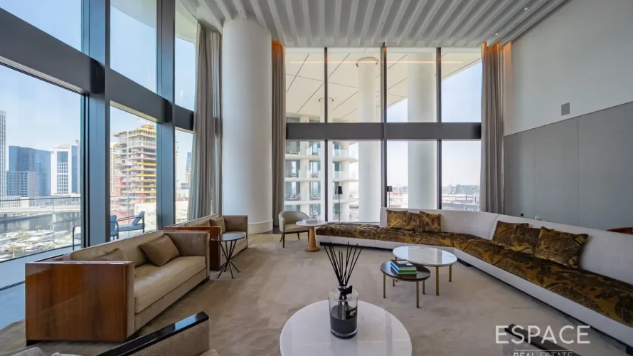 Duplex de 4 chambres à Dorchester Collection Dubai, UAE No. 3974
