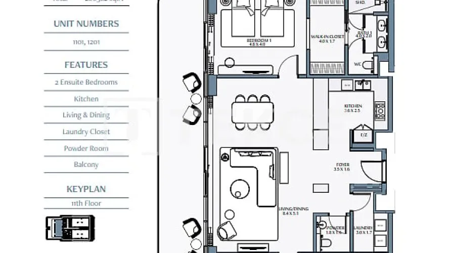 Duplex de 3 chambres à Ras Al Khaimah, UAE No. 3649 № 1