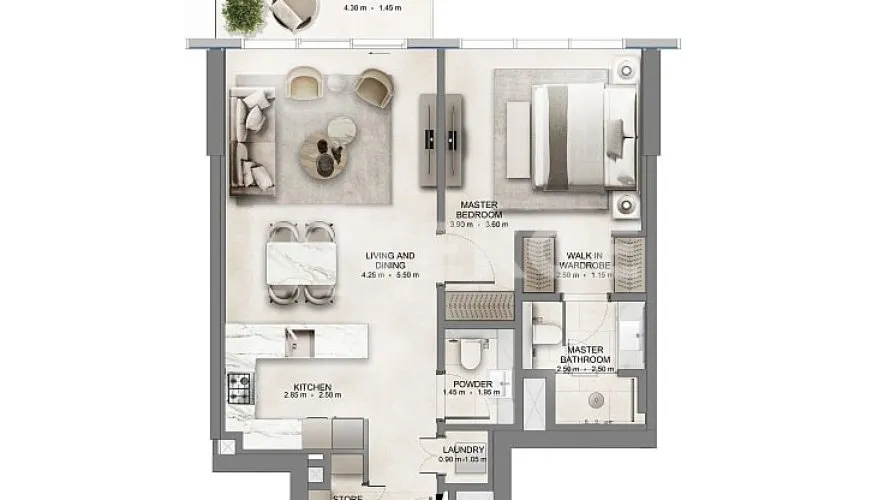 Duplex de 4 chambres à Dubai, UAE No. 4698 № 3