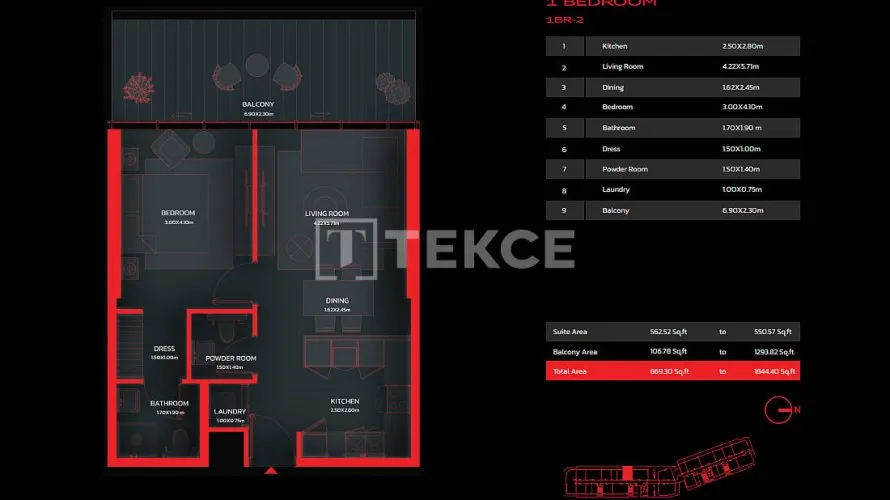 Appartement de 5 chambres à Al Marjan Island, UAE No. 4699 № 4