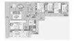 3 chambres Appartement plan d'étage «TYPE 3BR», Mr.C Residences Downtown