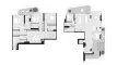 Планировка Пентхауса «TYPE F» с 4 спальнями в ЖК Artistry Residences