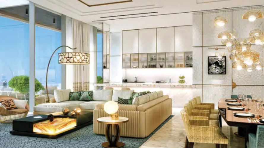 Пентхаус с 2 спальнями в CAVALLI TOWER, Dubai Harbour, Дубай, ОАЭ №864 № 3
