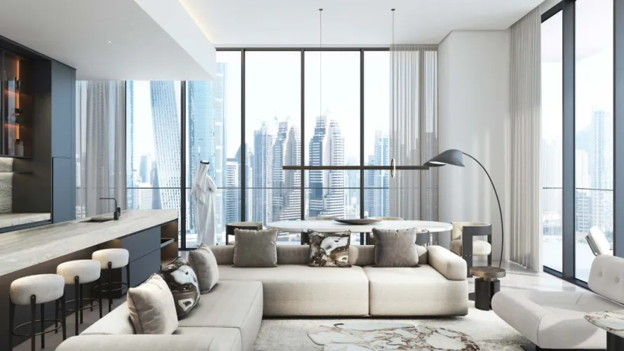 Квартира с 3 спальнями в W Residences Dubai Harbour, Dubai Harbour, Дубай, ОАЭ №1247 № 9