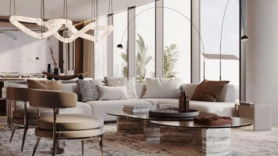 Квартира с 3 спальнями в ELA Residences, Пальма Джумейра, Дубай, ОАЭ №1084 № 4