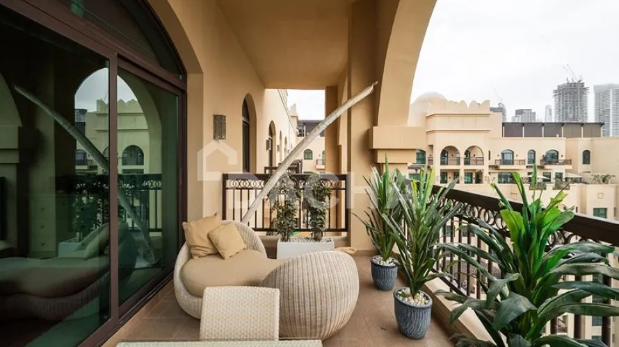 Пентхаус с 4 спальнями в  The Fairmont Palm Residences, Пальма Джумейра, Дубай, ОАЭ №3000 № 2