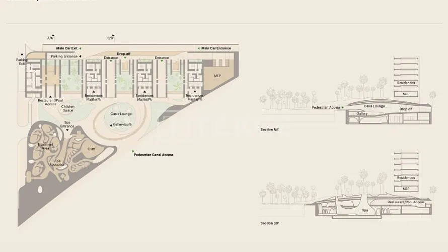 Квартира с 2 спальнями в Аль-Васл, Дубай, ОАЭ №1996 № 14