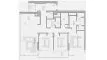 Планировка Квартиры «TYPE C1» с 3 спальнями в ЖК Jumeirah Residences Emirates Towers
