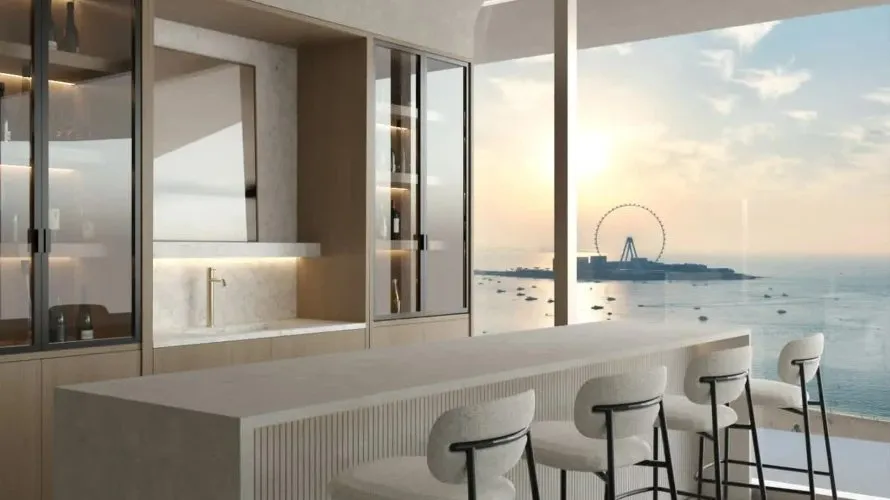 Квартира с 2 спальнями в Habtoor Grande Residence, Дубай Марина, Дубай, ОАЭ №890 № 4