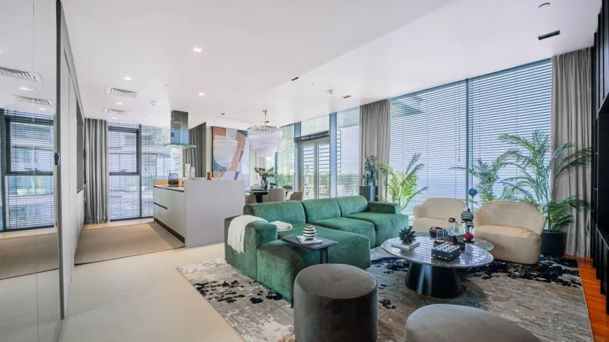 Квартира с 3 спальнями в  Bluewaters Residences, Bluewaters, Дубай, ОАЭ №1230 № 2