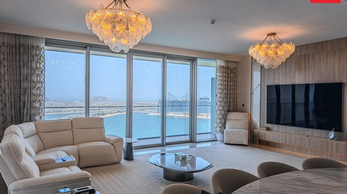 Квартира с 4 спальнями в Dubai Harbour, Дубай, ОАЭ №1631