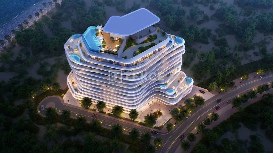 Квартира с 4 спальнями в  Al Marjan Island, Рас-эль-Хайма, ОАЭ №1389 № 1