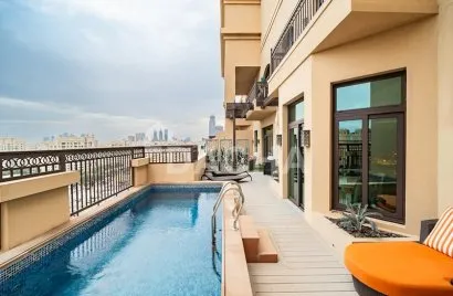 Пентхаус с 4 спальнями в  The Fairmont Palm Residences, Пальма Джумейра, Дубай, ОАЭ №3000