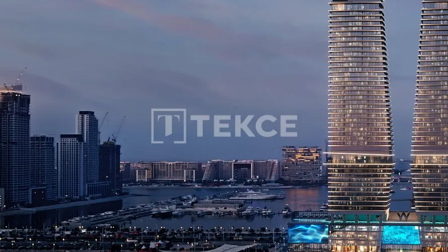Квартира с 4 спальнями в  Dubai Harbour, Дубай, ОАЭ №2638 № 1