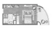 Планировка Квартиры «Studio» в ЖК One Residence