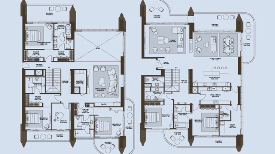 Пентхаус с 1 спальней в Dubai Design District, Дубай, ОАЭ №2442 № 5