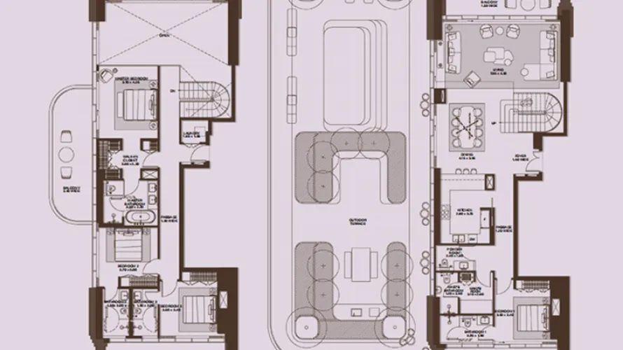 Пентхаус с 1 спальней в Dubai Design District, Дубай, ОАЭ №2442 № 10