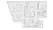 Планировка Квартиры «2BR» с 2 спальнями в ЖК Four Seasons Private Residences