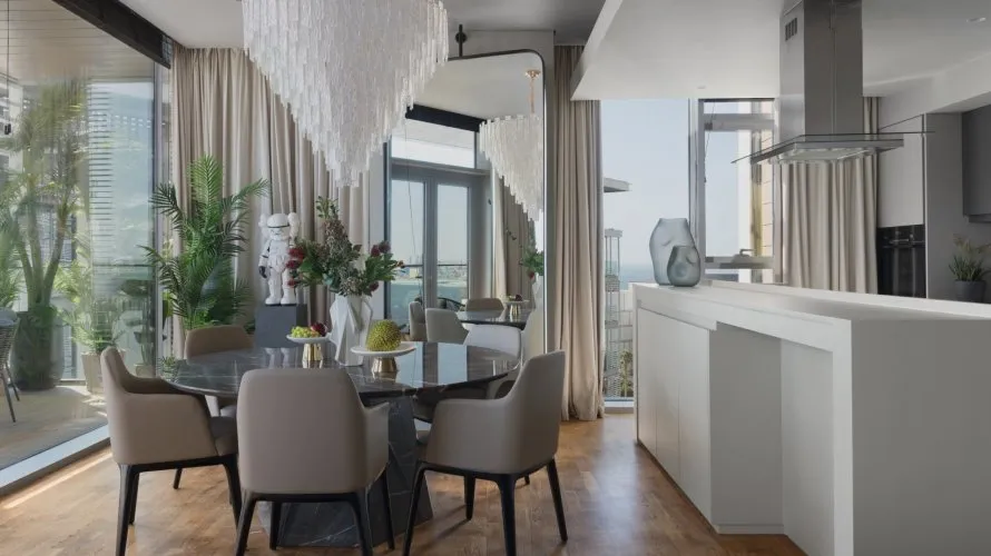 Квартира с 3 спальнями в  Bluewaters Residences, Bluewaters, Дубай, ОАЭ №1231 № 2