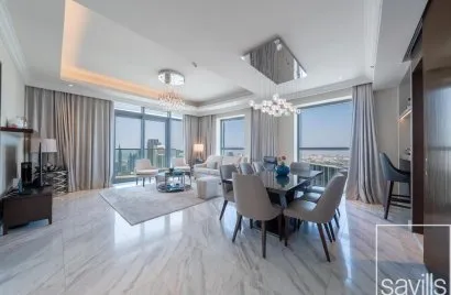 Квартира с 3 спальнями в  The Address Residence Fountain Views, Даунтаун Дубай (Даунтаун Бурдж Дубай), Дубай, ОАЭ №1843