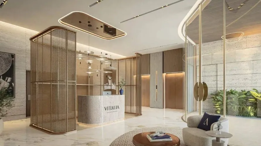 Пентхаус с 4 спальнями в Vitalia Palm Jumeirah Residences, Пальма Джумейра, Дубай, ОАЭ №3444 № 1