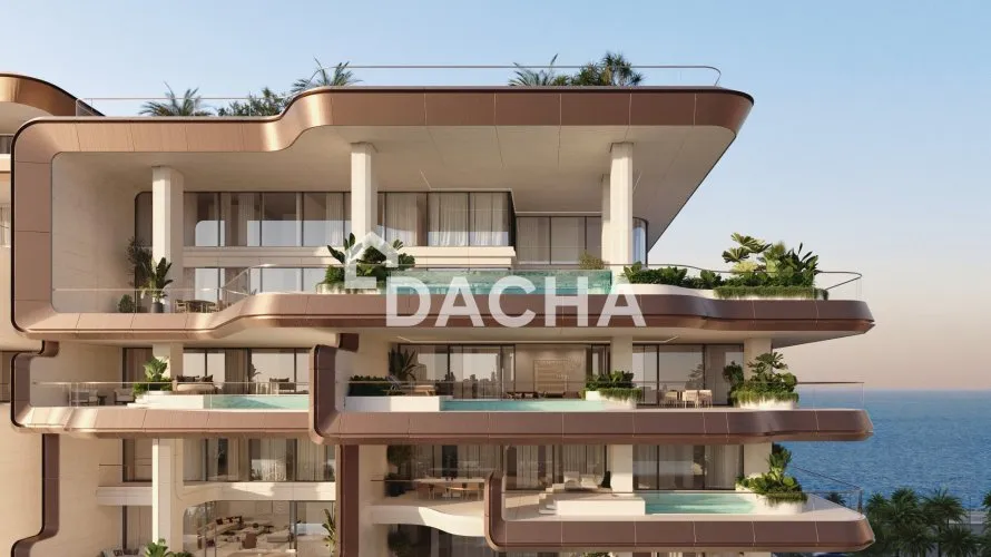 Квартира с 3 спальнями в The Crescent, Пальма Джумейра, Дубай, ОАЭ №3638