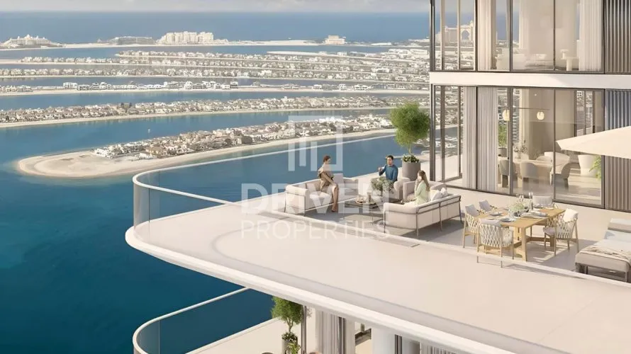 Пентхаус с 4 спальнями в EMAAR Beachfront, Dubai Harbour, Дубай, ОАЭ №4082 № 1