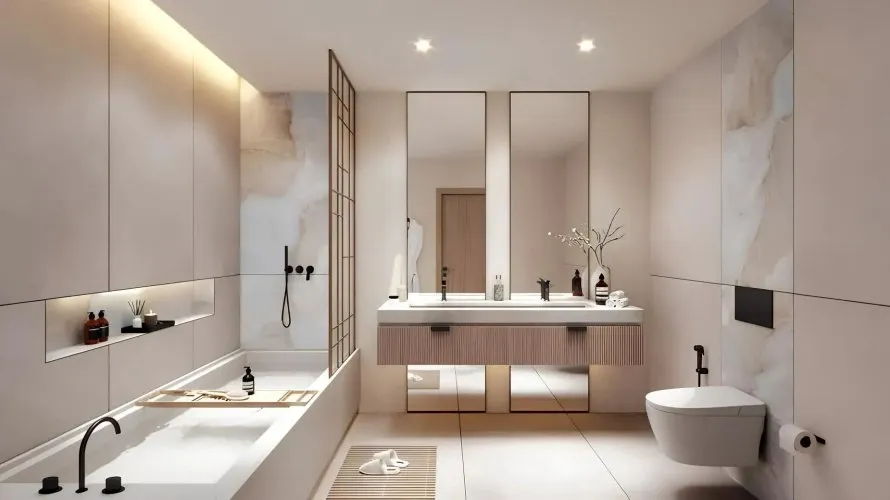 Квартира с 4 спальнями в Mamsha Palm, Остров Саадият, Абу-Даби, ОАЭ №4512 № 3