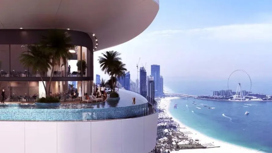 Пентхаус с 4 спальнями в Dubai Harbour, Дубай, ОАЭ №4340