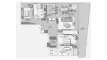 Планировка Квартиры «TYPE 2BR» с 2 спальнями в ЖК Mr.C Residences Downtown