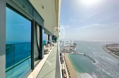 Квартира с 4 спальнями в EMAAR Beachfront, Dubai Harbour, Дубай, ОАЭ №5041