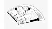 2 bedrooms Apartment floor plan «TYPE 1A» in MERCEDES-BENZ PLACES