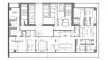5 bedrooms Penthouse floor plan «4BR» in W Residences Dubai Harbour