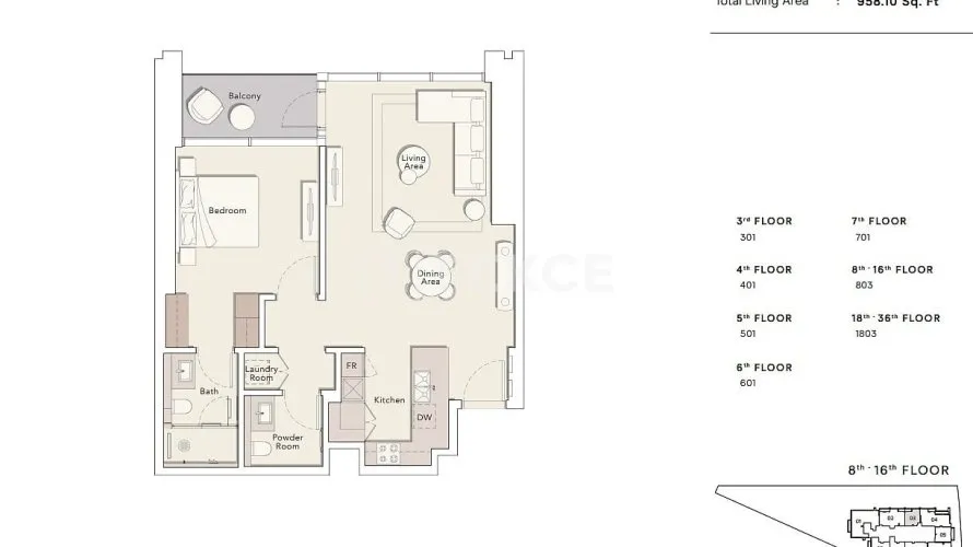 4 bedrooms apartment for sale, Business Bay, Dubai, UAE No. 2278 № 18