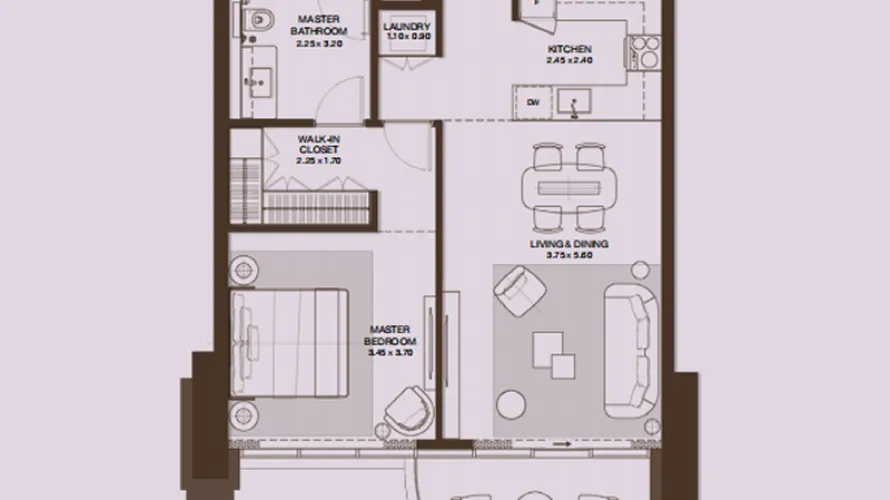 1 bedroom penthouse for sale, Dubai Design District, Dubai, UAE No. 2442 № 6