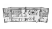 3 bedrooms Apartment floor plan «TYPE D» in SeaHeaven
