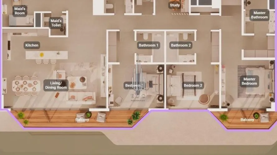 3 bedrooms apartment for sale , Saadiyat Cultural District, Saadiyat Island, Abu Dhabi, UAE No. 1320 № 9