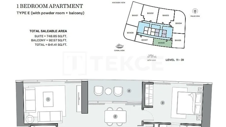 3 bedrooms apartment for sale , Dubai Marina, Dubai, UAE No. 881 № 22