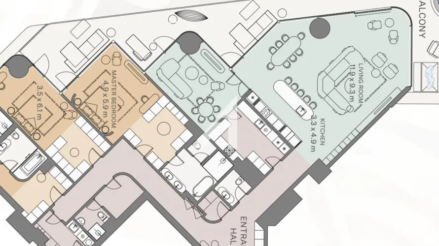 3 bedrooms apartment for sale , Business Bay, Dubai, UAE No. 2293 № 16