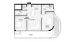 2 bedrooms Apartment floor plan «2BR» in Villa Del Gavi