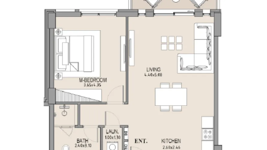 1 bedroom apartment for sale , Umm Suqeim, Dubai, UAE No. 2445 № 3