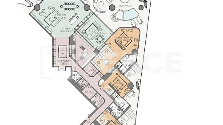4 bedrooms apartment for sale, Business Bay, Dubai, UAE No. 1180 № 1