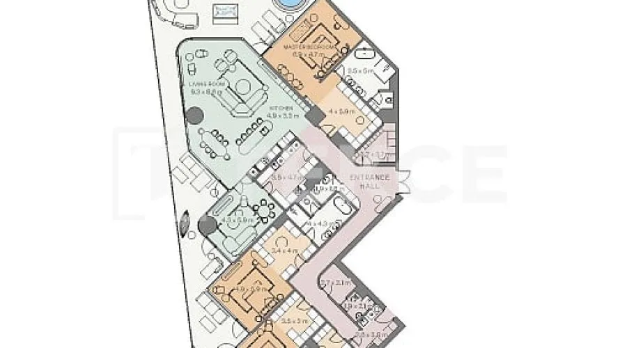 4 bedrooms apartment for sale, Business Bay, Dubai, UAE No. 1180