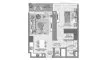 1 bedroom Apartment floor plan «TYPE A2» in Avarra by Palace