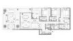 3 bedrooms Apartment floor plan «TYPE A+» in Palm Central Private Residences