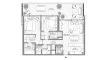 2 bedrooms Apartment floor plan «TYPE C+B» in Palm Central Private Residences